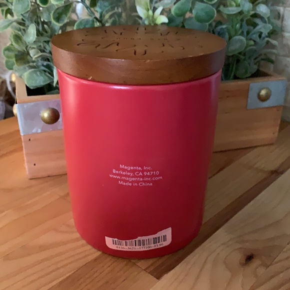 RAE DUNN “MERRY” RED CERAMIC LIDDED CANISTER - Picture 6 of 7